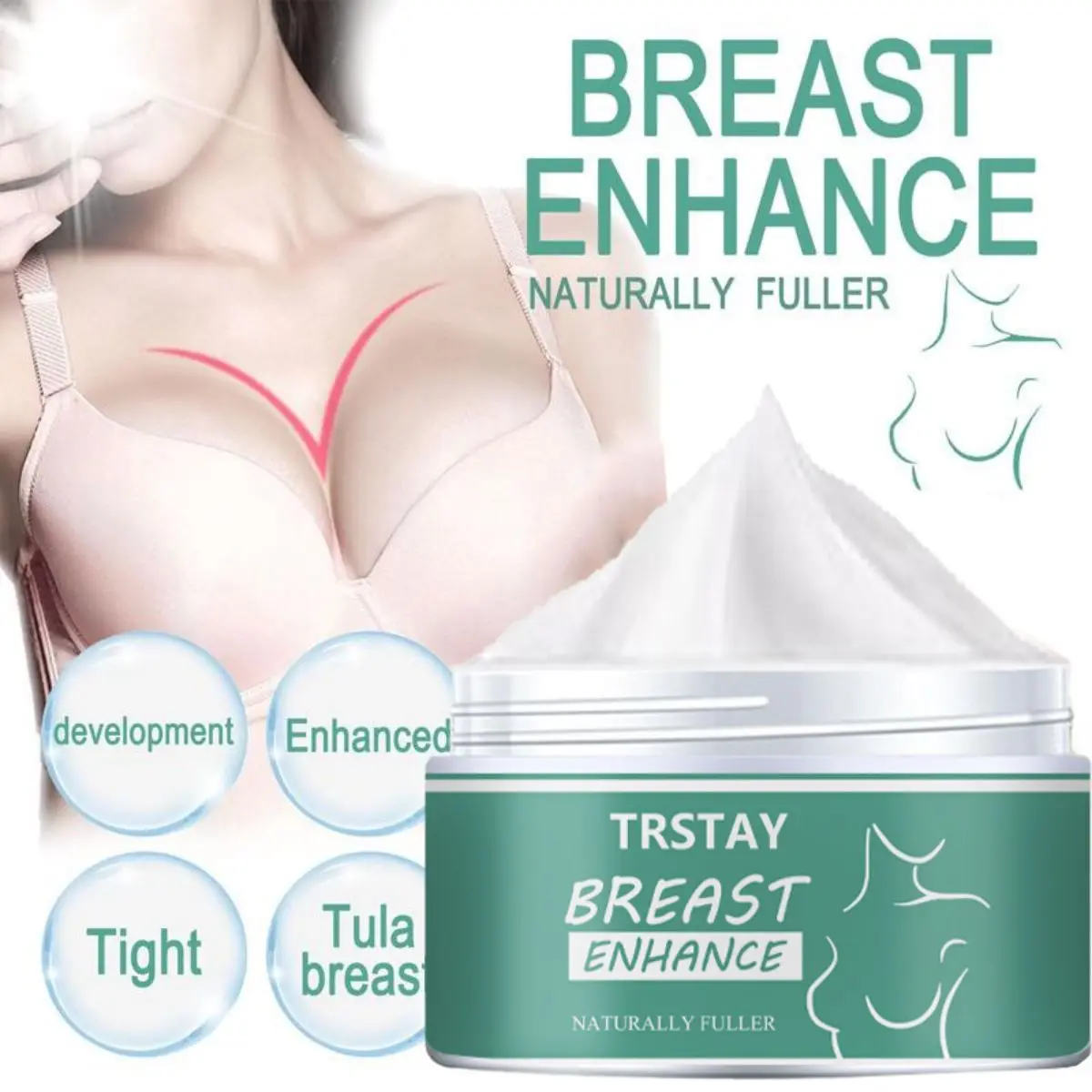 Breast cream, brighten and moisturize skin, quickly lift and tighten