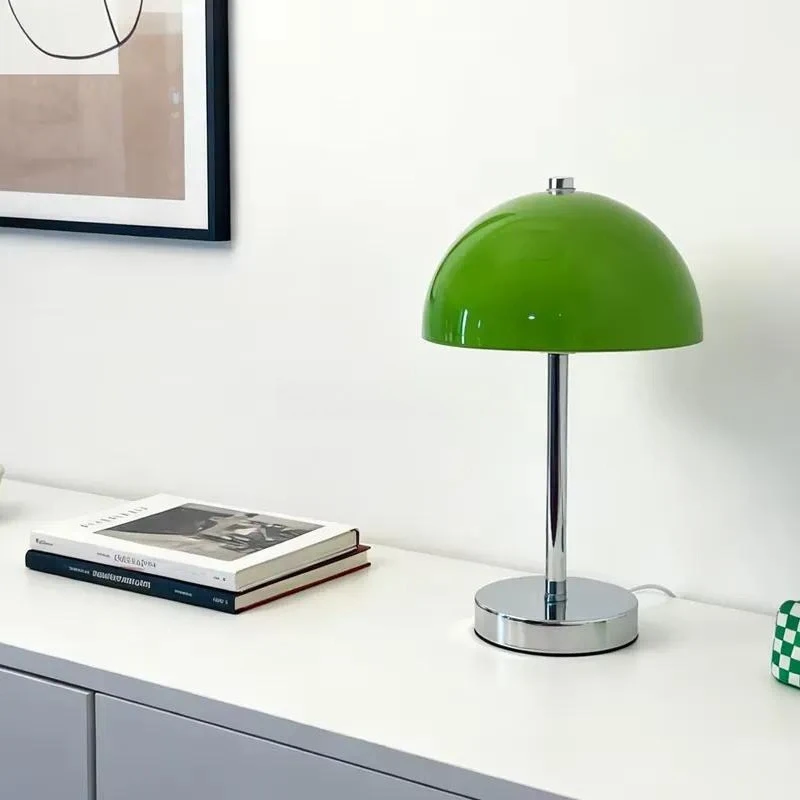 Nordic Mushroom Desk Lamp Simple Cream Style Table Light for Bedroom Study Living Room Home Soft Decoration