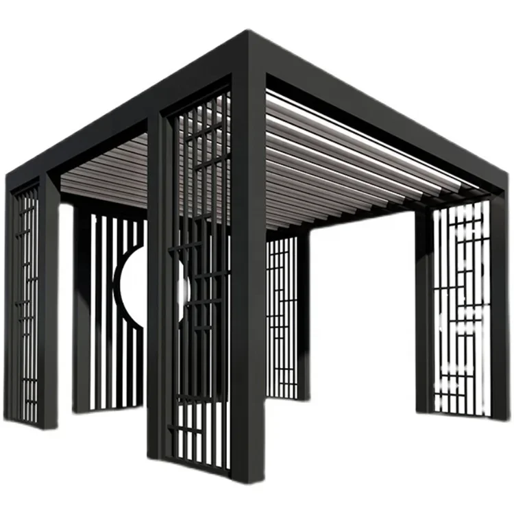 

Wind Glass Pergola Snow Automatic Pergola Kits 4X3 3 X 3 3X4 3X5 Aluminum Motorized Outdoor Aluminum Pergola