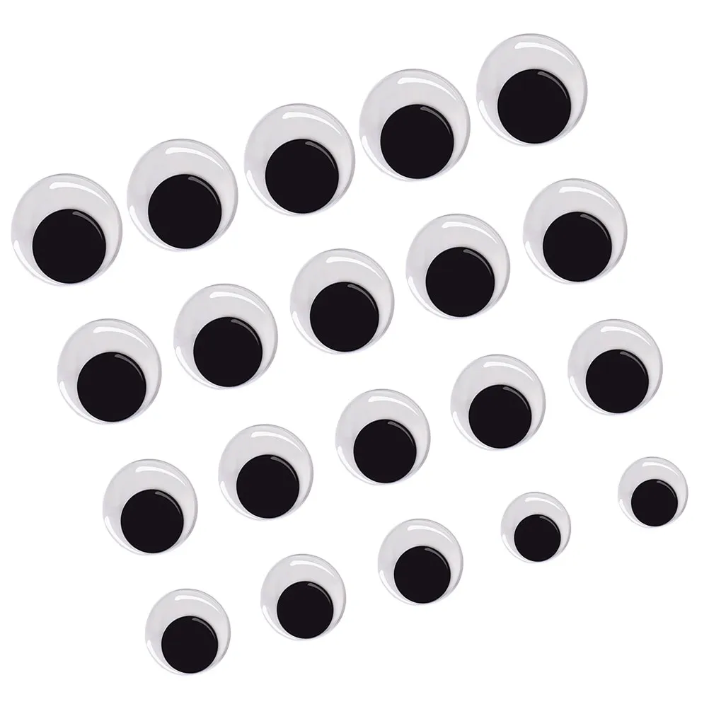 

800Pcs Self-Adhesive Plastic Eyeball Stickers Lifelike DIY Puppets Accessories Promote Development Kids Eyeball Toy