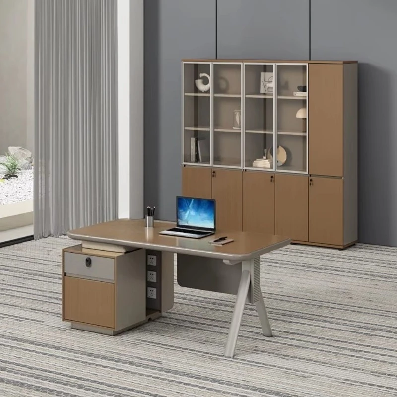 Modern style modular metal legs adjustable minimalist manager desk