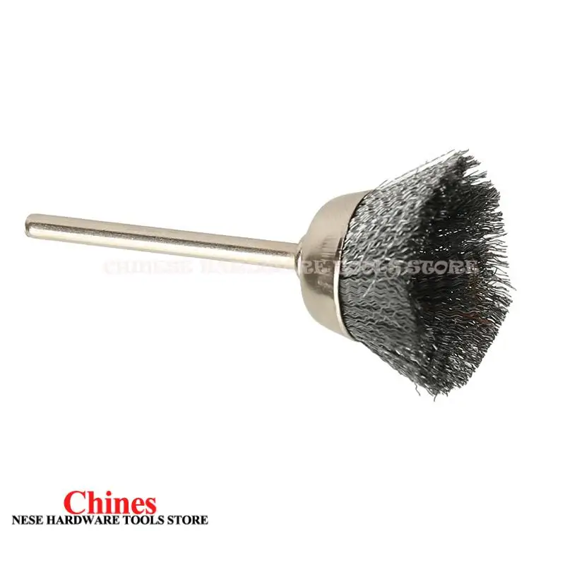 

Polishing Wheel Brus 3mm Shank Steel Wire Brushes Set Rotary Tools Mini Drill Deburring Buffing Cleaning Brush