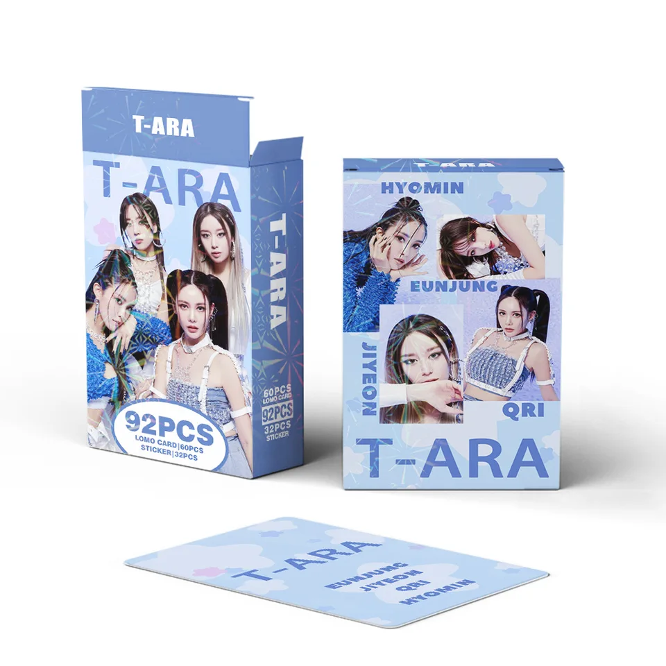 韓国 T-ARA Eunjung ウンジョン トレカ セット KPOP T-ARA Photocard 16th ANNIVERSARY Boxed Card LOMO Card Sticker
