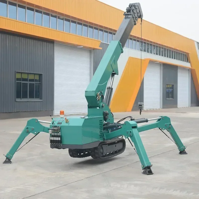 8t Mini Crawler CraneSpider Crane 3 Ton3ton Mini Guindaste Aranha