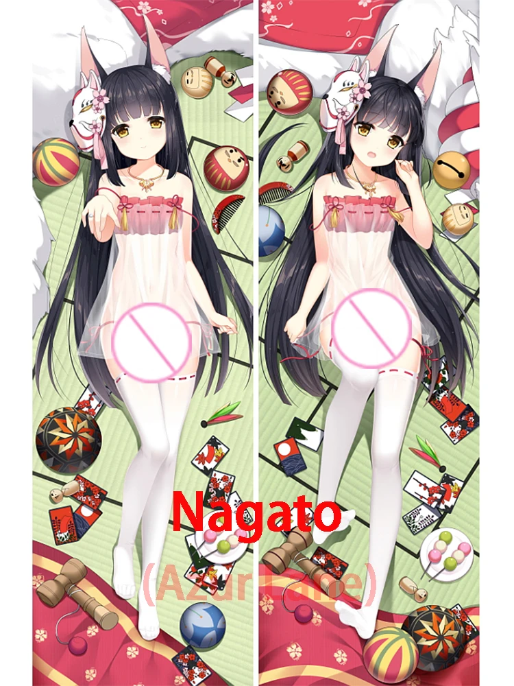 Dakimakura Nagato (Azur Lane) Double-sided Print Japanese Anime Life Size Body Hugging Pillowcase