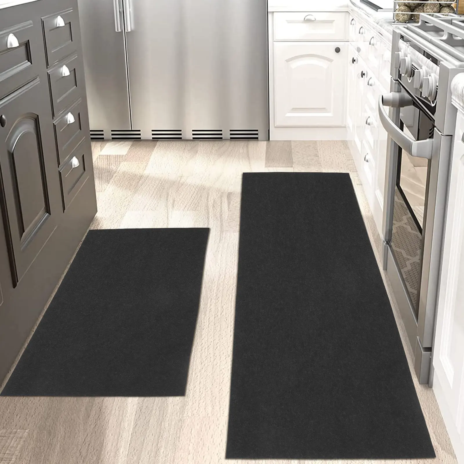 

Впитывающий войлочный коврик 105x90 см, нескользящий, водонепроницаемый, для защиты шкафов и ящиков от протечек и проливов, моющийся, многоразовый