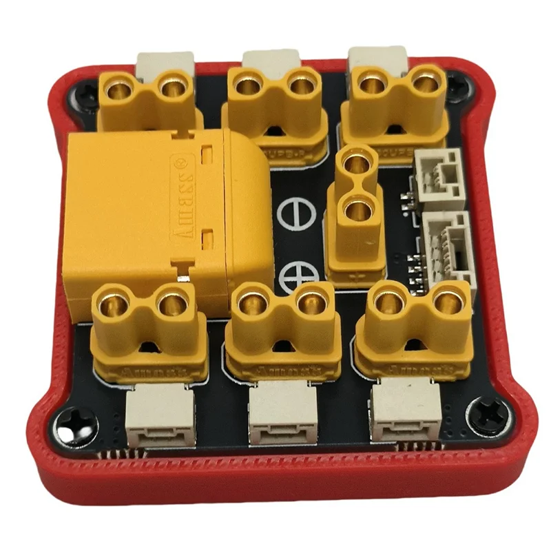 ABJF-GH1.25 interfaz de señal CAN Bus Hub XT60 a XT30 PDB Placa de distribución de energía multipuerto para modelos de barcos y coches RC