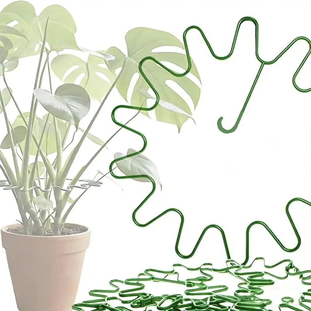 New Adjustable Plant Stem Support ABS Round/Square Vine Branch Hooks Garden Plant Trellis