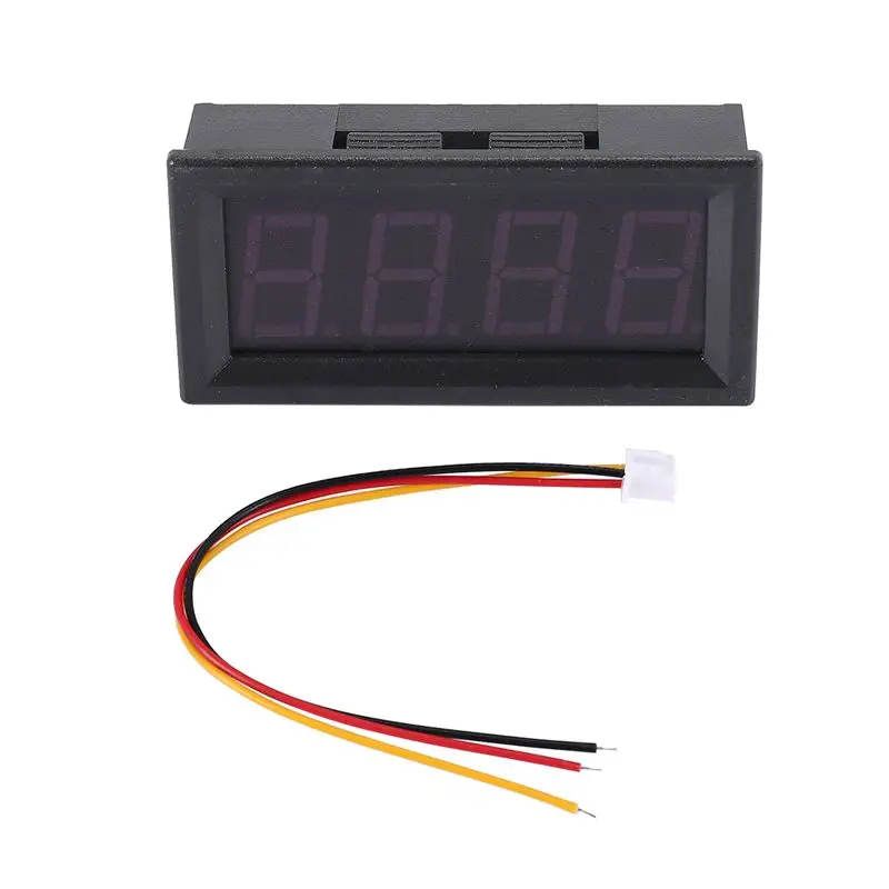 AS60-Mini Digital LED Display 4 Bits 0-100V Voltmeter Panel Volt Voltage Meter Tester