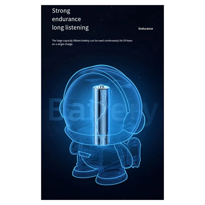 Astronaut Wireless Bluetooth Speaker Cute Desktop Space Robot Bluetooth Speaker Tws Subwoofer For Home Outdoor Gift