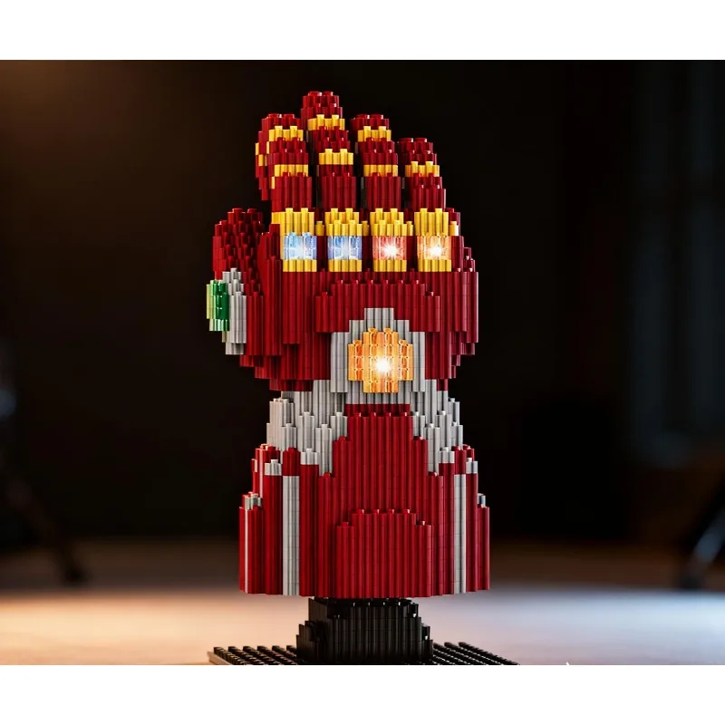 

20cm Small particle Color Box building block set educational building toy adults gift collectible decoration ornament boys girls