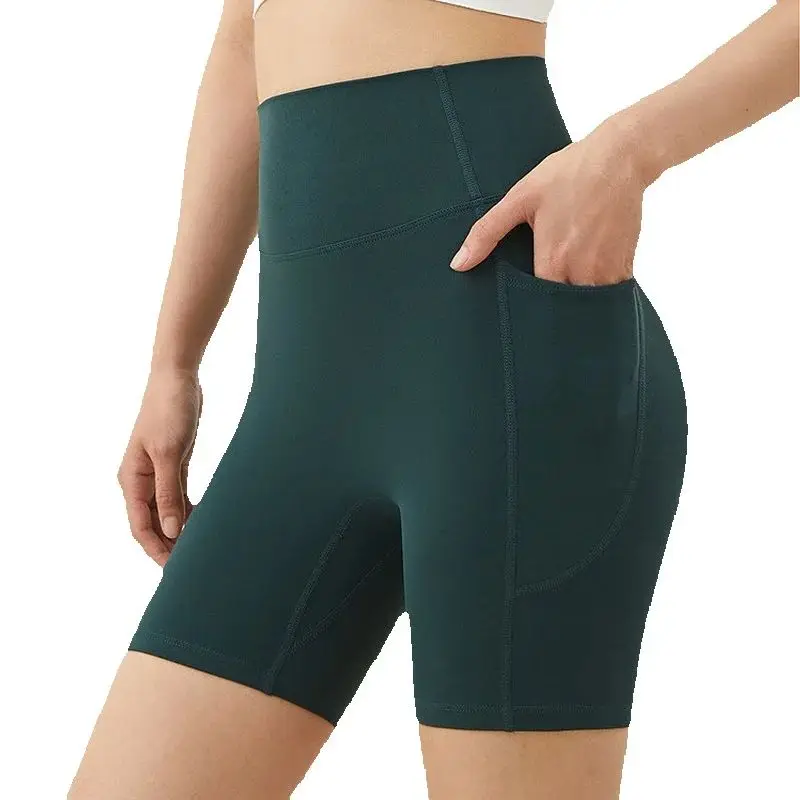 AliExpress NONE High Waist Women's Sports Yoga Shorts Quick Drying Hip Lift Fitness Running Cycling 3-Point Quick Dry Yoga Shorts Gym Shorts