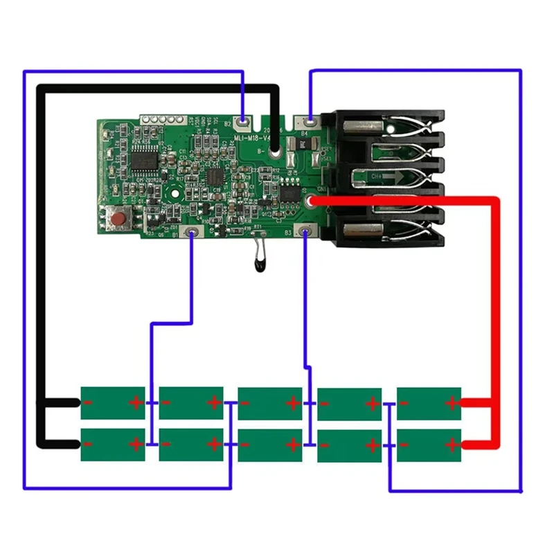 For M18 PCB Charging Protection Circuit Board For Milwaukee 18V 3Ah 4Ah 5Ah 6Ah Li-Ion Battery PCB Board Motherboard