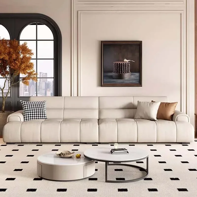 

White Lounge Living Room Sofas Couch Armchair Pouf Luxury Cute Modern Floor Living Room Sofas Designer Muebles Library Furniture