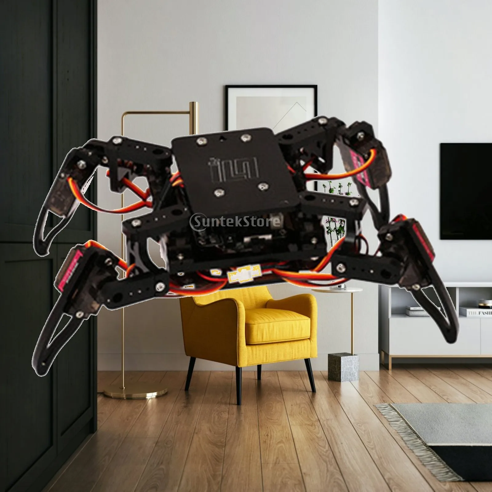 Quadruped Robot Kits Stem Crawling Robot Programming Robot Toy Project for Birthday Gifts