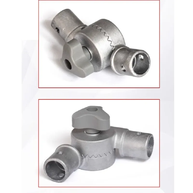 2PCS Chair backrest adjustment gear modification die-casting aluminum connector 22.5mm inner plug tube folding hinge