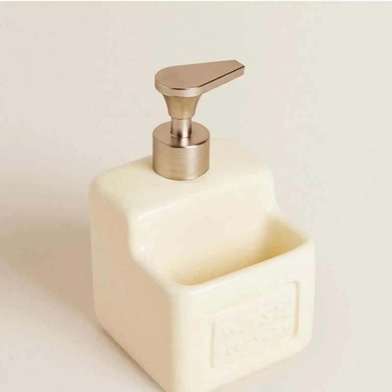 El contenedor de líquidos para lavavajillas tipo prensa de cocina casera Simple se puede almacenar