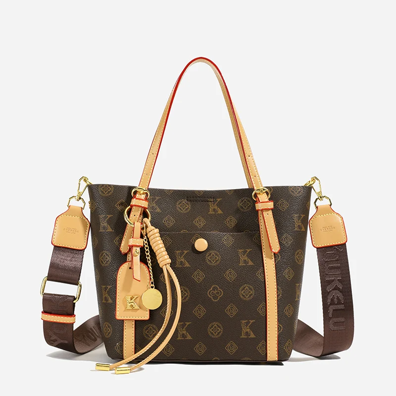 

Casual Simple Vintage Messenger Purse For Leisure Women Featuring Large Capacity And Trendy Letter Design