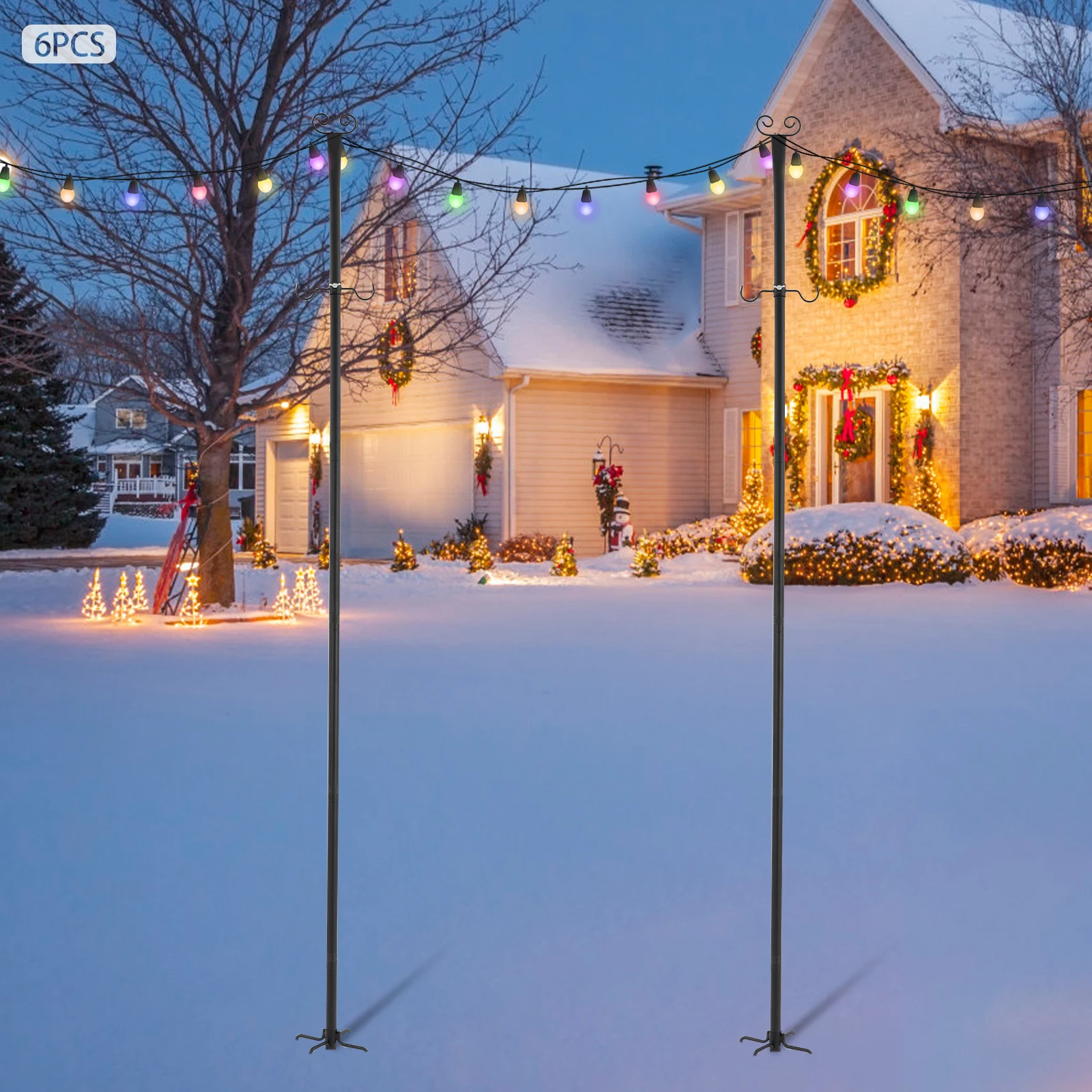 : Lichtmasten voor snaren