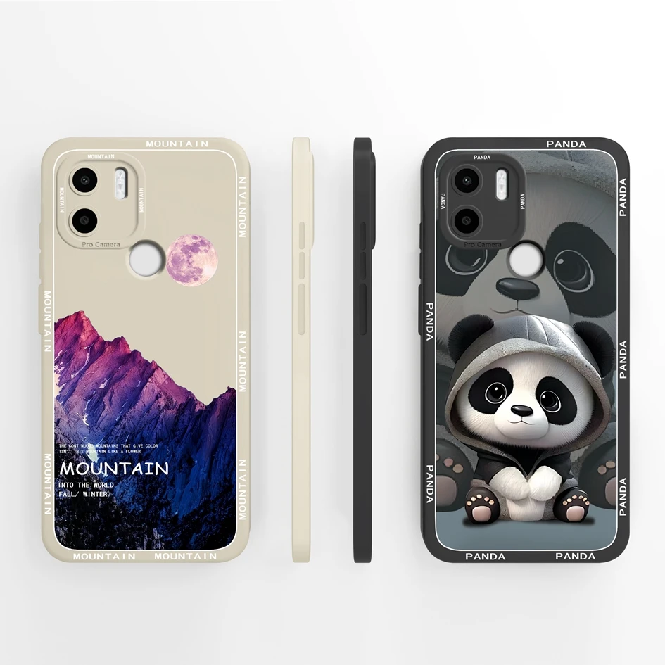 Phone Case For Xiaomi Poco C50 C51 Cover Cute Fashion Protective Shockproof Matte Liquid Soft Silicone For Xiaomi PocoC50 Fundas