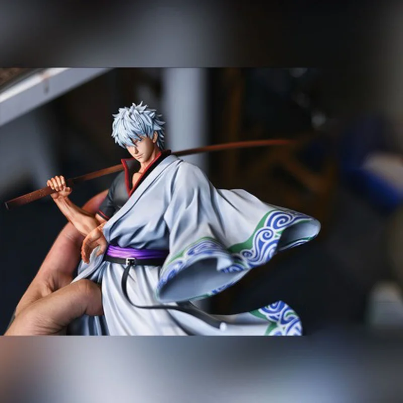 Anime Gintama Figur Sakata Gintoki Actionfiguren Puppe Schreibtischdekoration Statue Sammlerstück Modell Kinderspielzeug Geburtstagsgeschenke