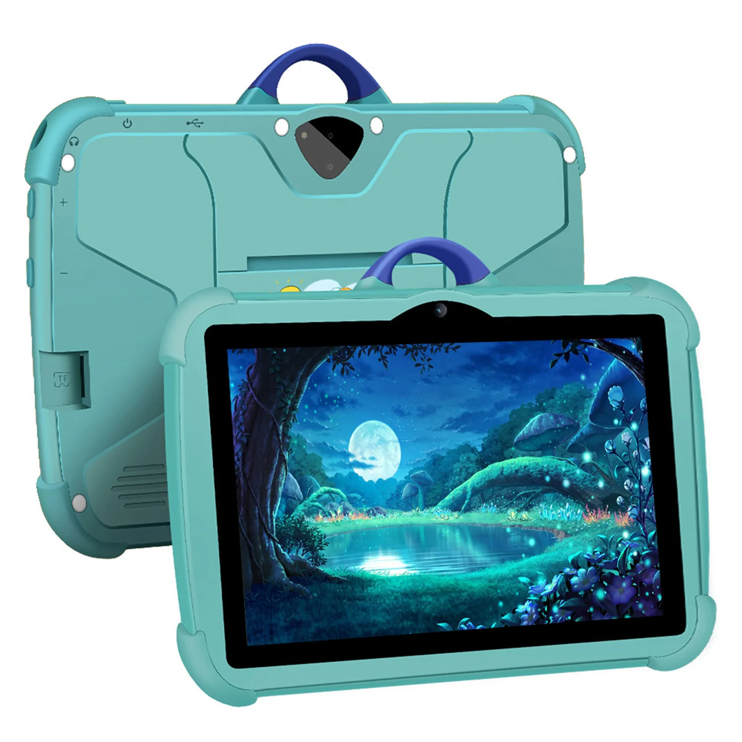 New 7 Inch Global Version 5G WiFi Kids' Tablet Quad Core 4GB RAM 64GB ROM Dual BOW Cameras Children's Gifts Tablets Android 13