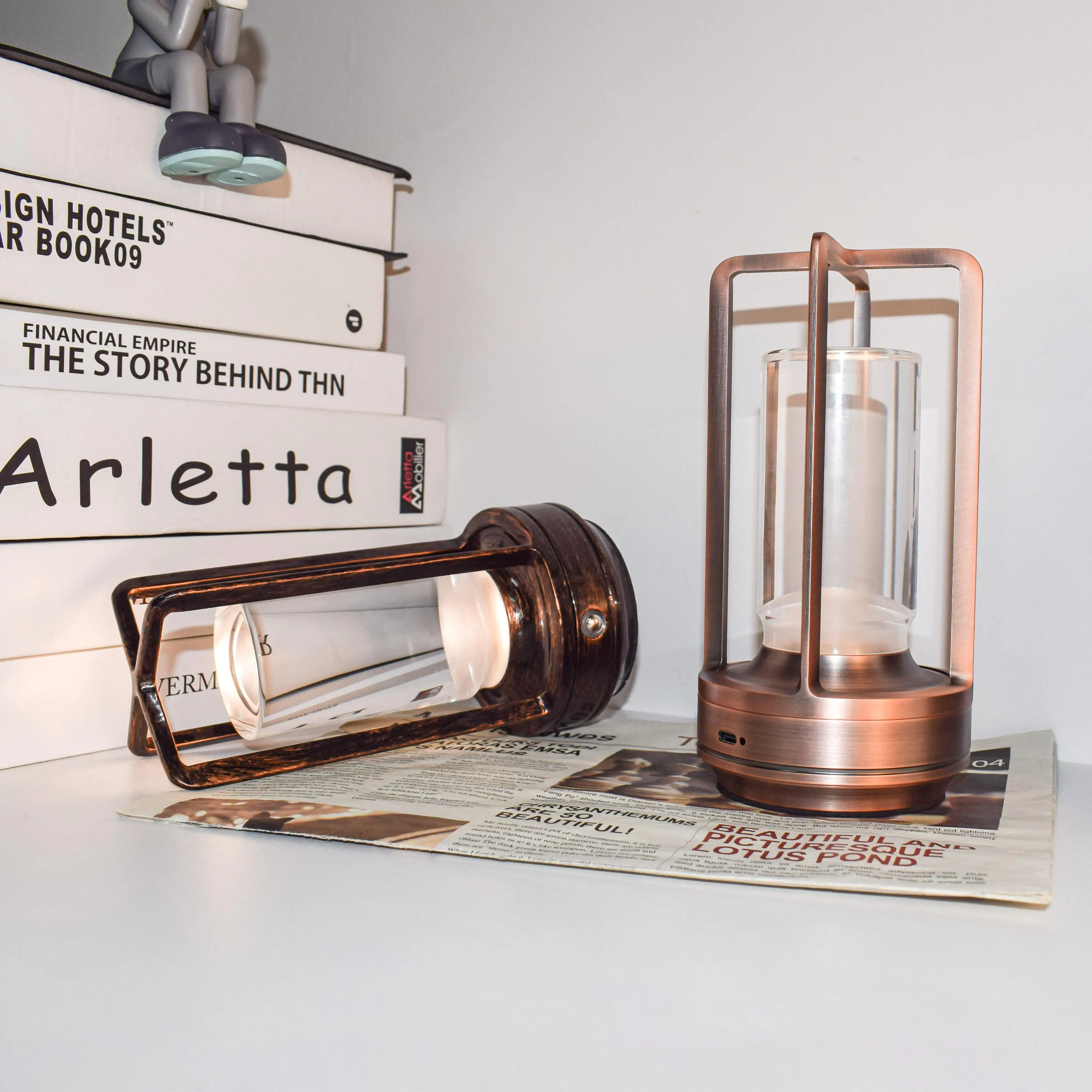 

Новое поступление! Креативный фонарь - светодиодная лампа в форме - металлическое стекло, 3 цвета, анти-мерцание, USB - зарядка, идеально подходит для домашнего бара, кемпинга