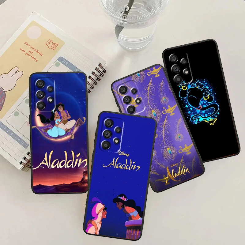 Aladdin Anime Magi For Samsung Note 20 10 Ultra Plus A31 A14 A12 A70 A34 A25 A04 A05 A15 A24 5G Black Cover Phone Case