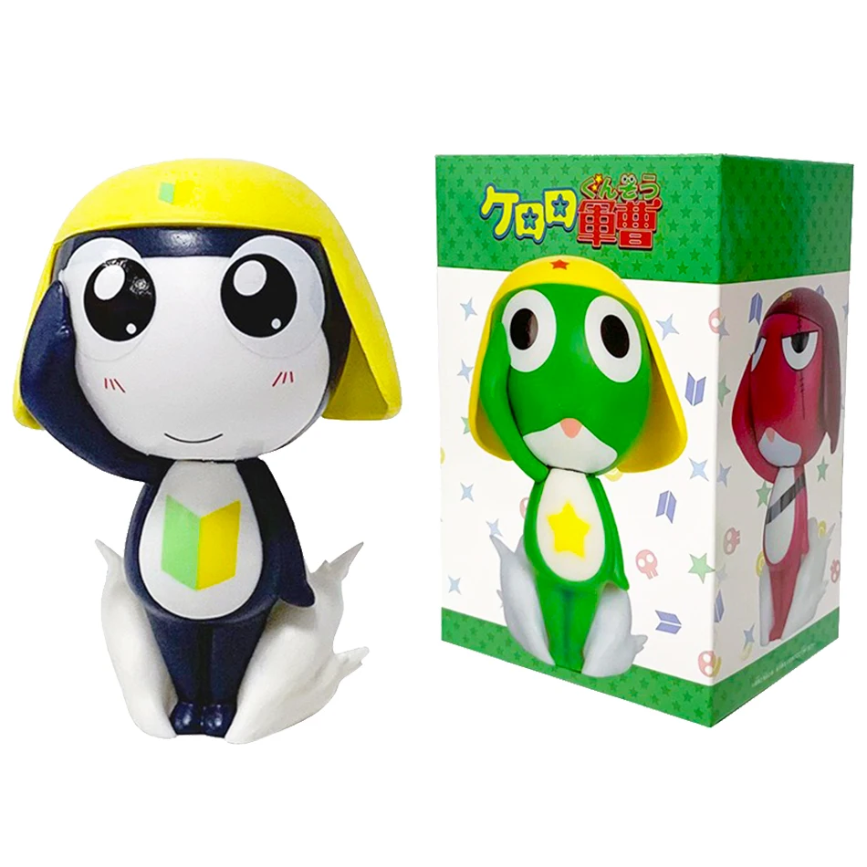 Keroro Gunso Anime Figuras Humanoides 11 cm - Sargento Privado Segunda Clase Corporal Lindo PVC Decoración de Escritorio Juguete Coleccionable