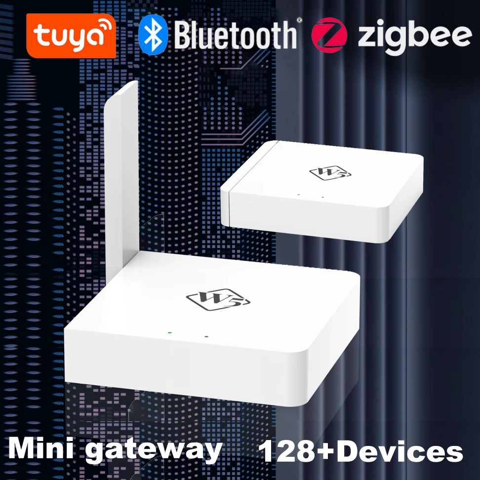 Tuya Wireless Gateway Zigbee/Bluetooth Hub W5 multi-mode Enhanced Version can access 128+sub devices