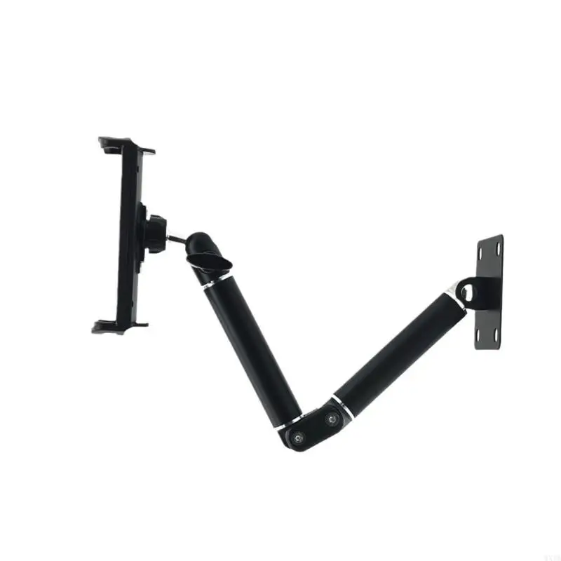 Adjustable Vertical 2 Section Tablet Wall Mount Bracket, Large Size Tablet Wall Holder for 4 13inch Tablets and Phones 