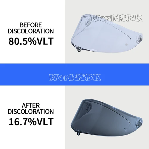 Imagen 2 del producto Visera fotocromática para casco AGV K6 K6s, gafas, protector de pantalla, accesorios para parabrisas, piezas, lente autocromática