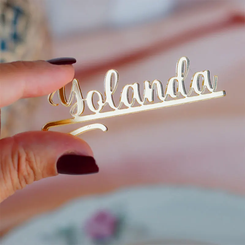 

Personalized Acrylic Wedding Drink Charms Custom Champagne Glass Name Tags Bride Tribe Acrylic Drink Markers