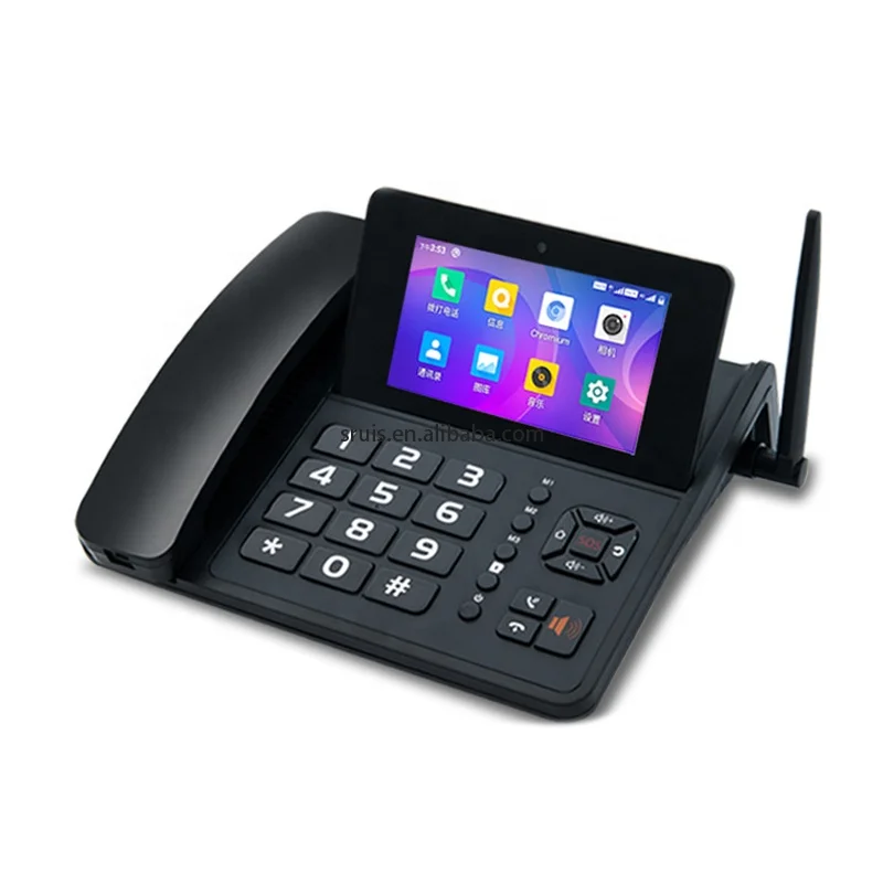 

Telephone Landline 4G VOSruisE SruisE Android 10.1 Phone Fixed Wireless Phone Smart Touch Screen Video Call Spin Landline