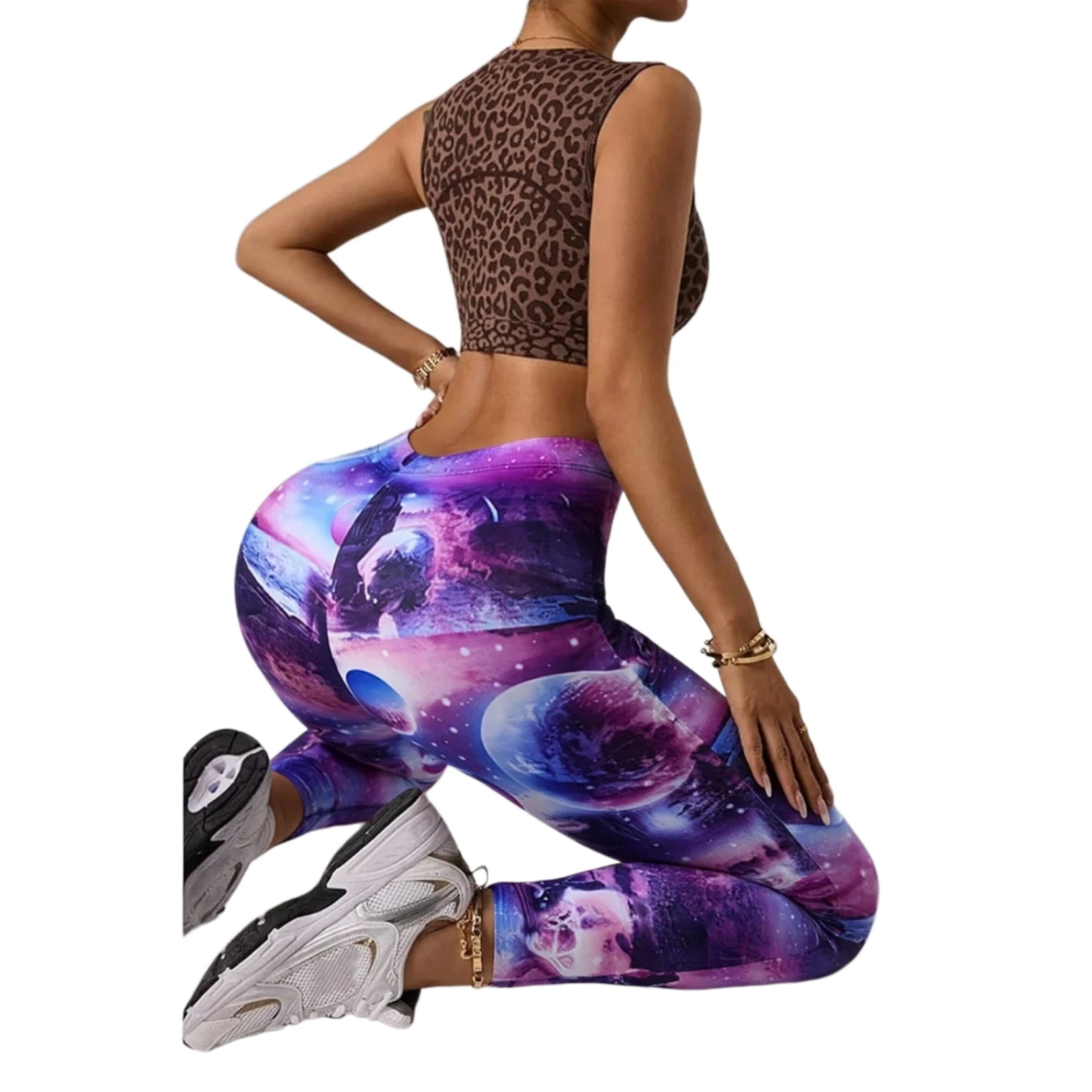 Printed Leggings Basic Workout Yoga Pants Buttery Smooth Womens Leggings