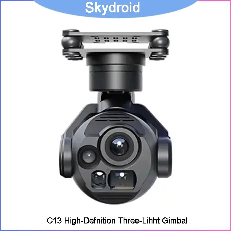 

Skydroid C13 HD 3-Light Gimbal Camera with 30x Zoom & Auto Target Lock, 3-Axis Stabilization for Professional Aerial Photography