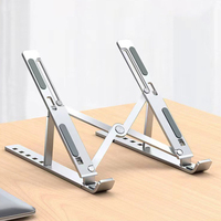 Aluminum Alloy Non-slip Laptop Holder Stand Adjustable Foldable Portable For Lifting Cooling Holder Notebook Computer Bracket