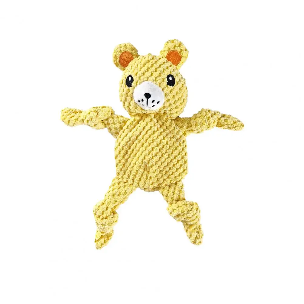 Stimulating Noises Dog Toy Engaging Dog Toy with Crinkle Paper Plush Squeaky Dog Toys Set Chew Crinkle Toys for Puppies Dogs