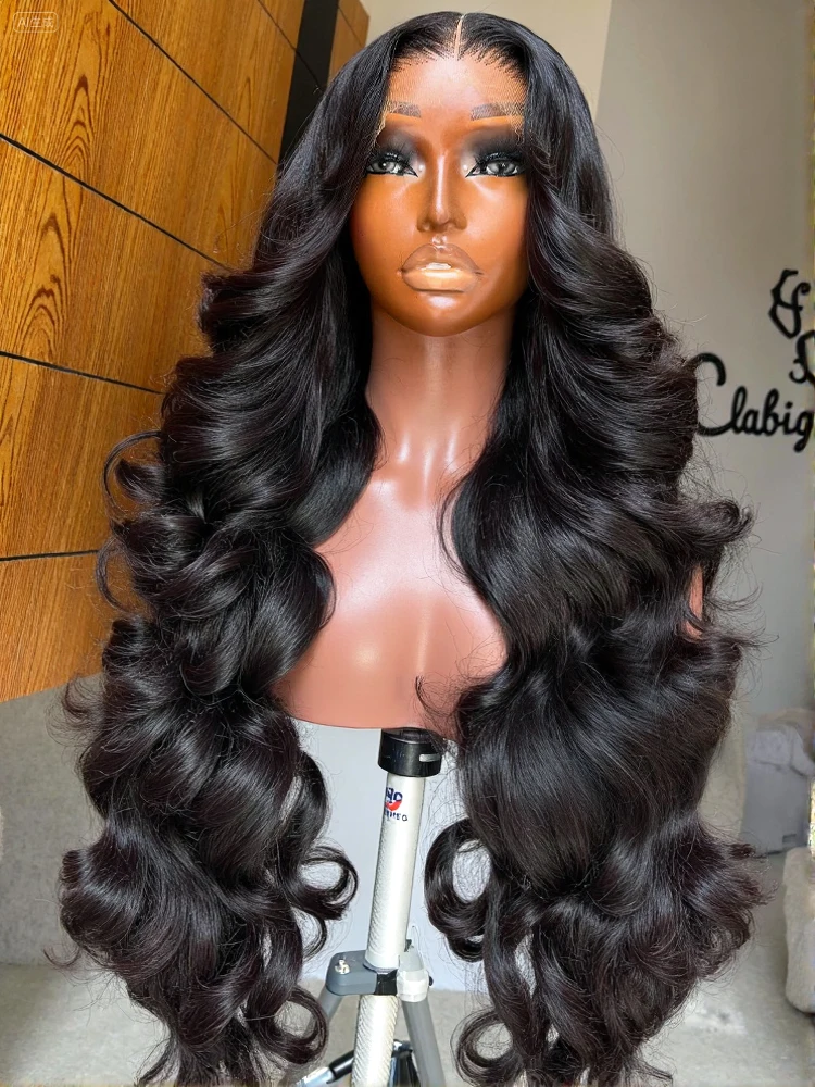 

Rosabeauty Body Wave Human Hair Wigs Pre Plucked 5x5 HD Lace Closure Wig 30 40 Inch Brazilian 13x6 Lace Frontal Wig For Women