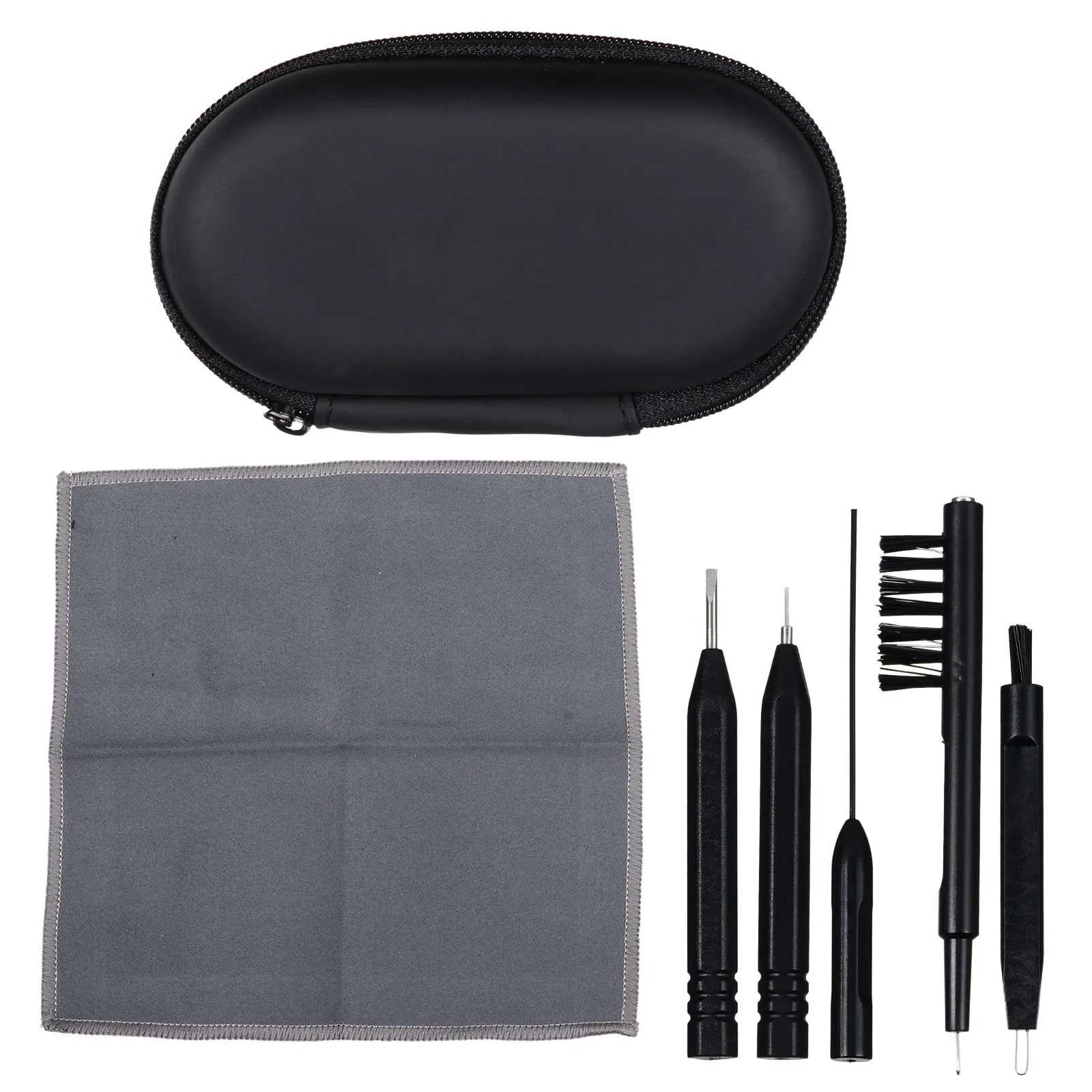 1Set Hearing Aid Cleaning Kit Precise Design Earwax Removal Tool Universal Cleaning Brush Hearing Aid Maintenance Care Set