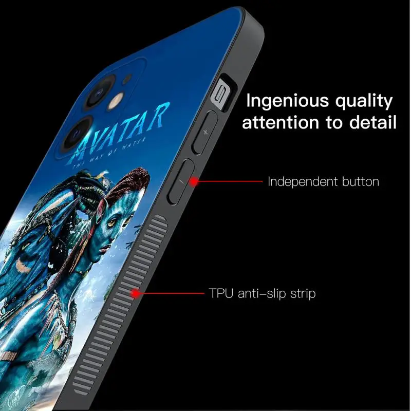 Disney Avatar The Way of Water Movie Phone Shell For Apple iPhone 14 13 12 11 Pro Max 13 12 Mini XS Max XR X 8 Plus Case