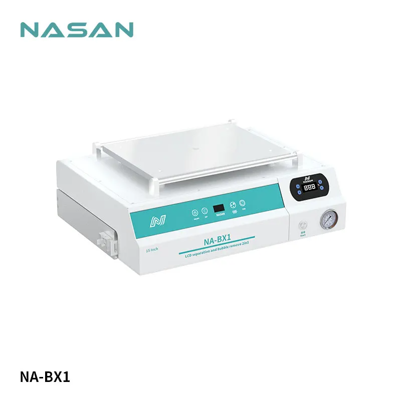 NASAN NA-BX1 15นิ้ว Bubble Remover และแยกหน้าจอ LCD สำหรับโทรศัพท์ Touch แก้ว Rempair เครื่อง Air Compressor