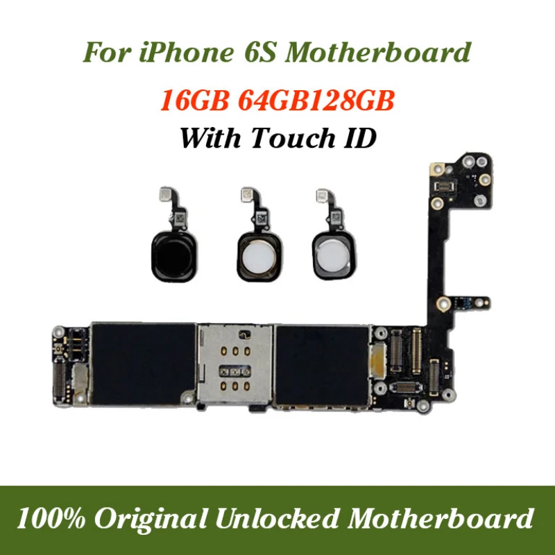 Original Motherboard For IPhone 6 Motherboards Logic Board With Touch ID Mainboard For IPhone 6S Plus Unlocked Board Tested Well