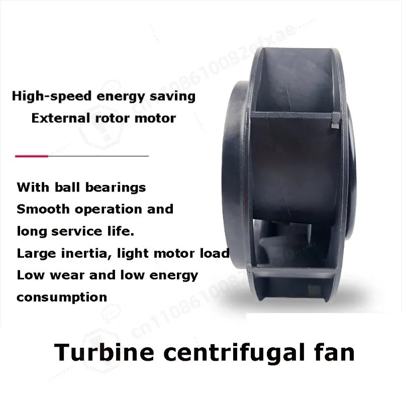 Industrial Pipeline Exhaust Fan, Vortex Turbine Centrifugal Blower for Printing Equipment and Air Purifier