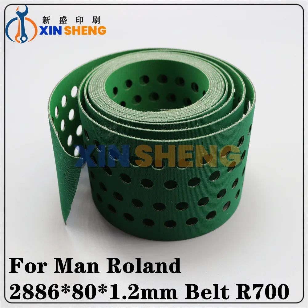 

Запасные части для продуктов премиум-класса, конвейерный пояс для присоски, 2886*80 мм для мужчин, аксессуары для печати Roland, ремень с