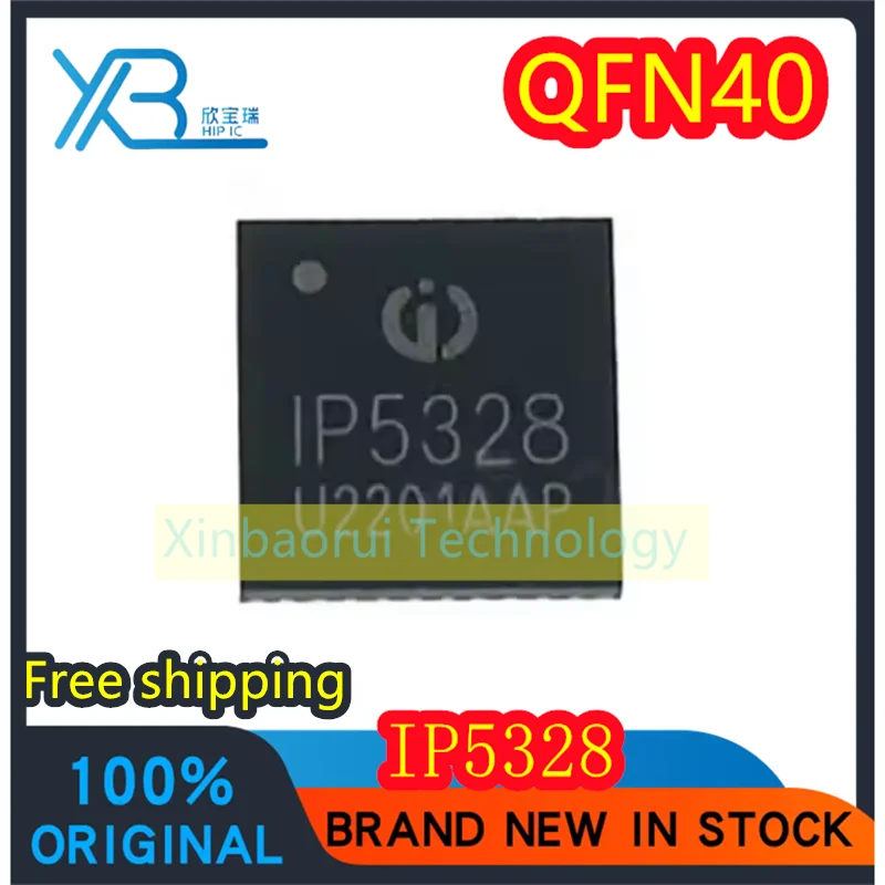 

(5/50pieces) IP5328P IP5328 SMD QFN-40 Bidirectional 3.0 Battery Power Management Chip Original Electronics Free Shipping