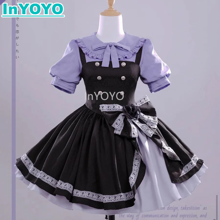 

InYOYO Takanashi Rikka Cosplay Costume Love Chunibyo & Other Delusion Dating Dress Lovely Lolita RolePlay Uniform Halloween