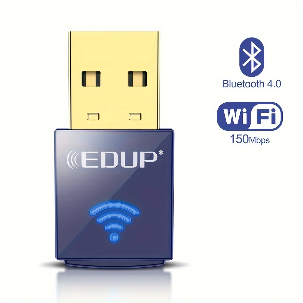 WIFI Wireless Network Card Bluetooth 2-in-1 BT4.0 Signal Reception and Transmission RTL8723BU Mini USB
