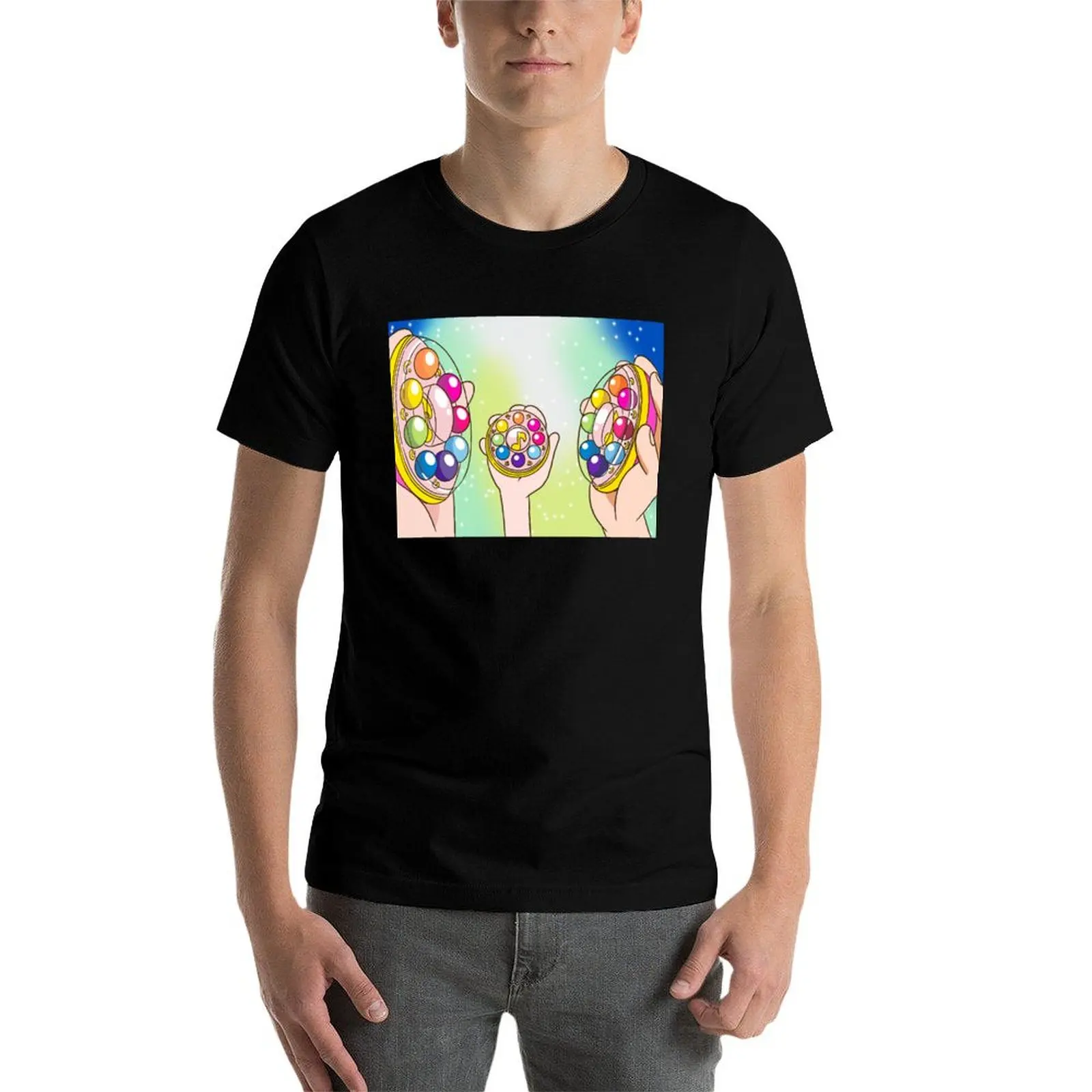 Doremi تحويل تي شيرت تي شيرت رجل عادي تي شيرت رجل مصمم أنيمي تي شيرت كبير الحجم تي شيرت #4