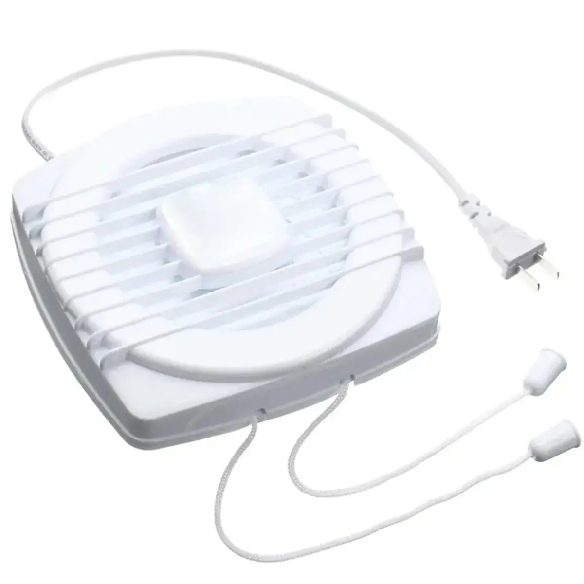 HAPPY EVER 6'' Pull Rope Exhaust Fan 12W 220V for Kitchen Bathroom Low Noise Ventilation US Plug
